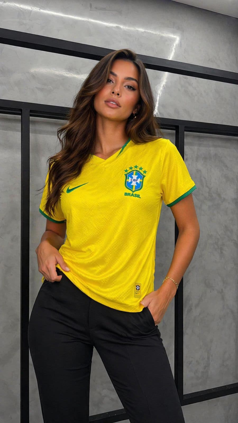 Brasil Amarela Babylook